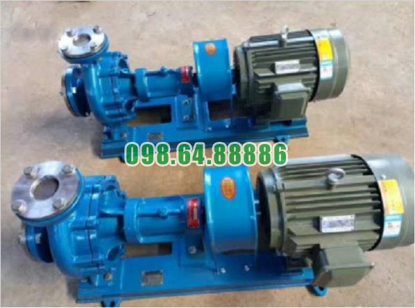 Bơm dầu truyền nhiệt trục ngang RY50-32-160 cột áp 30 m, lưu lượng 12.5 m3/h, tốc độ 2900 vòng/phút, công suất 3 kW