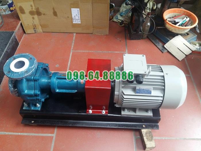 Bơm dầu truyền nhiệt trục ngang RY50-32-200 cột áp 50 m, lưu lượng 18 m3/h, công suất 5.5 kW, tốc độ 2900 vòng/phút